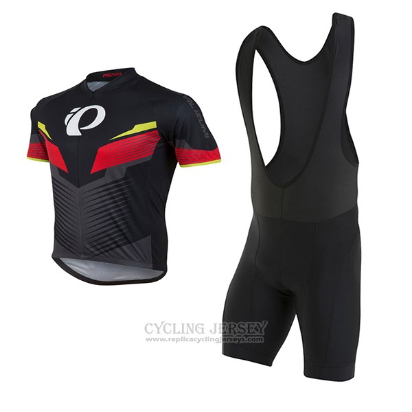 2017 Cycling Jersey Pearl Izumi Red and Black Short Sleeve and Bib Short